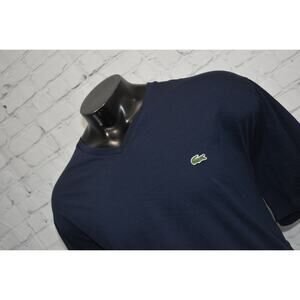 Lacoste Navy Blue Short Sleeve Tee